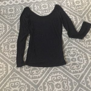 Off the shoulder long sleeve